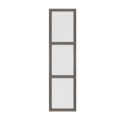 Dør til korpus 50 x 187,5 cm GoodHome Atomia grå eg/mat hvidt glas
