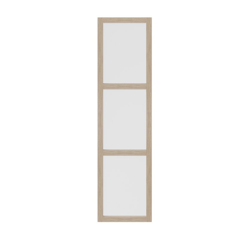 Dør til korpus 50 x 187,5 cm GoodHome Atomia eg/matglas