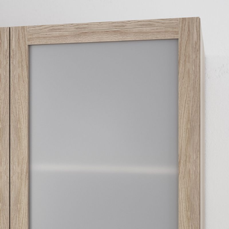 Dør til korpus 50 x 187,5 cm GoodHome Atomia eg/matglas