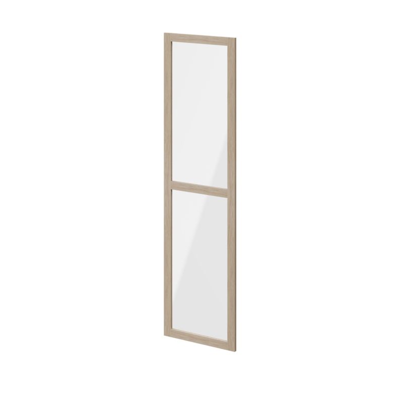 Dør til korpus 50 x 187,5 cm GoodHome Atomia eg/gennemsigtigt glas