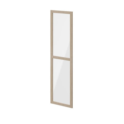 Dør til korpus 50 x 187,5 cm GoodHome Atomia eg/gennemsigtigt glas