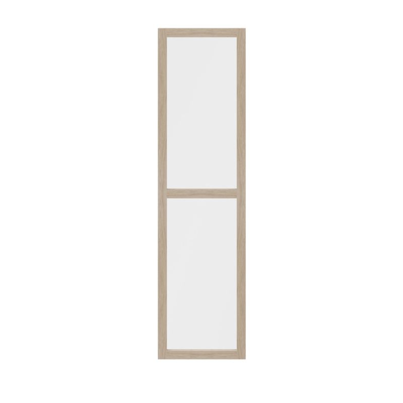 Dør til korpus 50 x 187,5 cm GoodHome Atomia eg/gennemsigtigt glas