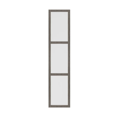 Dør til korpus 50 x 225 cm GoodHome Atomia grå eg/mat hvidt glas