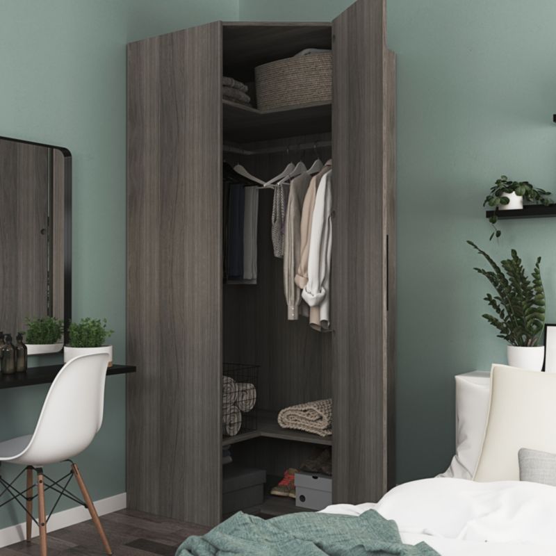 Dør til korpus 50 x 225 cm GoodHome Atomia grå eg