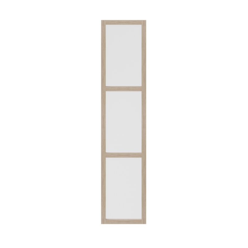 Dør til korpus 50 x 225 cm GoodHome Atomia egetræ/matglas