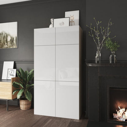 Dør til korpus 50 x 37,5 cm GoodHome Atomia hvid højglans