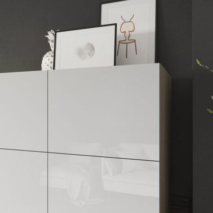 Dør til korpus 50 x 37,5 cm GoodHome Atomia hvid højglans