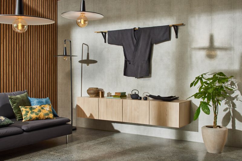 Dør til korpus 50 x 37,5 cm GoodHome Atomia eg