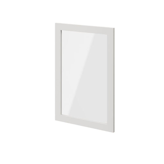 Dør til korpus 50 x 75 cm GoodHome Atomia hvid/gennemsigtigt glas