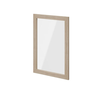 Dør til korpus 50 x 75 cm GoodHome Atomia eg/gennemsigtigt glas