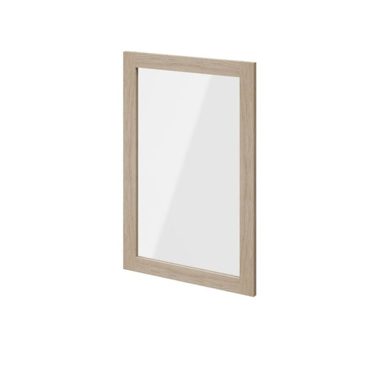 Dør til korpus 50 x 75 cm GoodHome Atomia eg/gennemsigtigt glas