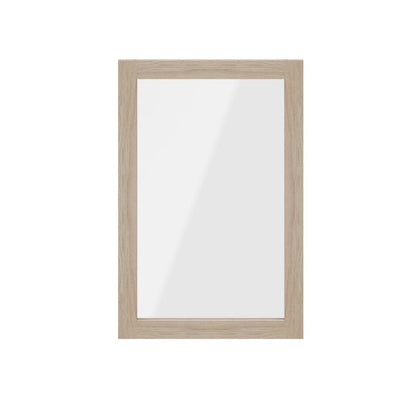 Dør til korpus 50 x 75 cm GoodHome Atomia eg/gennemsigtigt glas