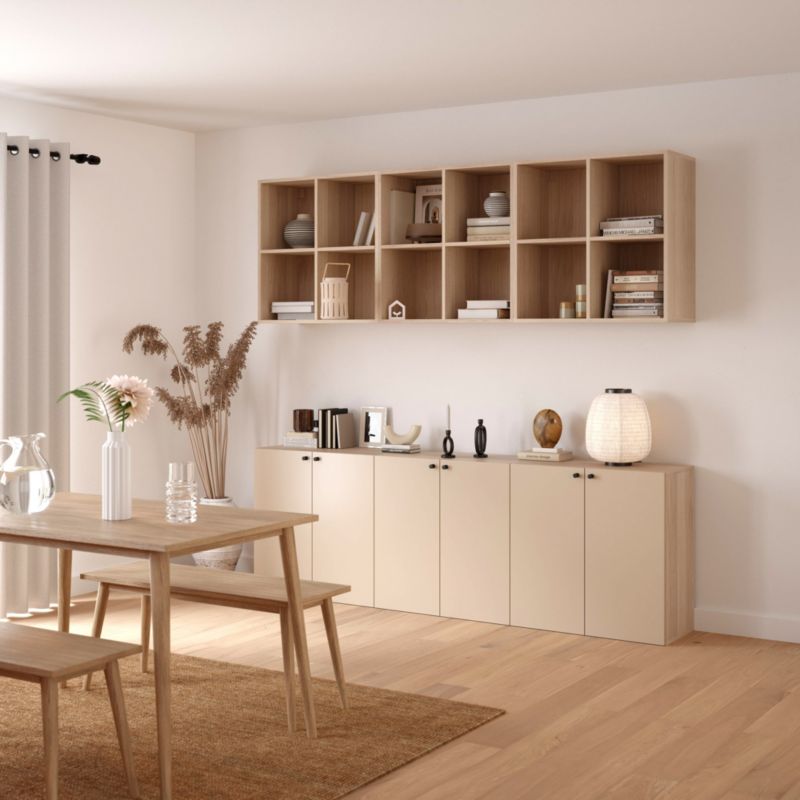 GoodHome Atomia dør til korpus 75 x 37,5 cm i kashmir