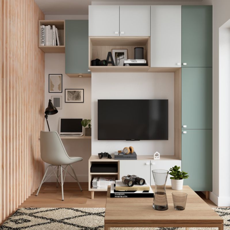 Dør til korpus 75 x 37,5 cm GoodHome Atomia grå