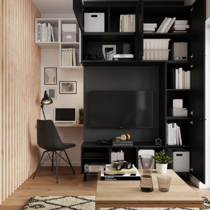 Dør til korpus 75 x 50 cm GoodHome Atomia mat-sort