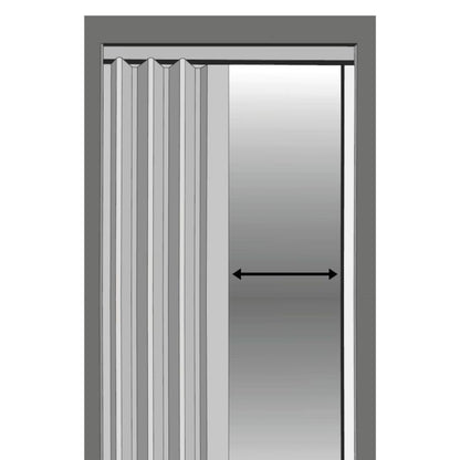 Harmonika-dør 80x203 cm Grå Eg | 5902340331545
