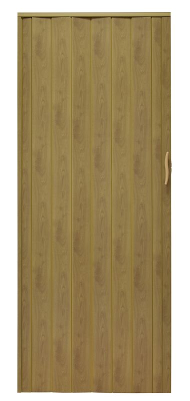 Harmonikadør Natura 001P-80-46 G Lys Eg