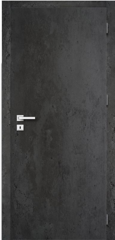 Indvendig Dør Exmoor 80x203,5 cm Mørk Beton Højre | 5900121570312