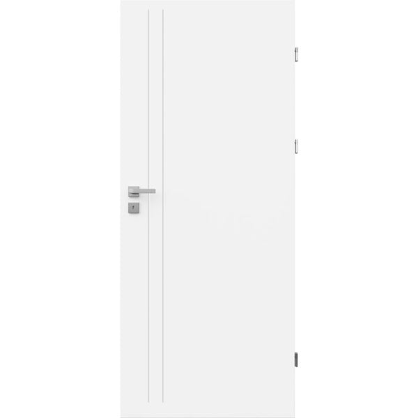 Indvendig dør Exmoor Due 70 Højre Hvid 2035x844 mm