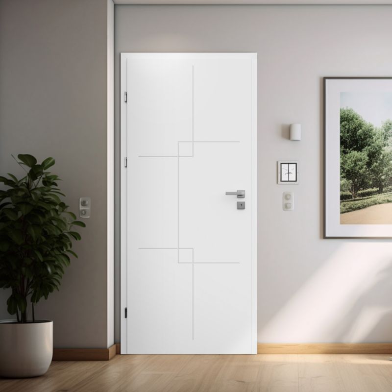 Fyldig Dør Exmoor Piazze 80 Venstre Hvid