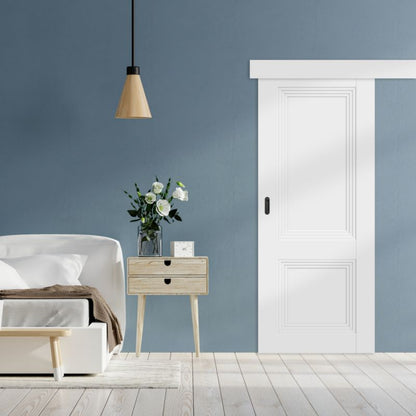 Skydedør Surin 80 cm Hvid