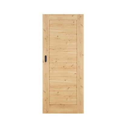 Skydedør Toreno 80 cm Massiv Egetræsfinish