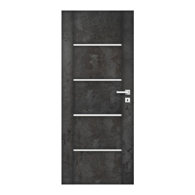 Indvendig dør Bolzano 70 Venstre Mørk Beton