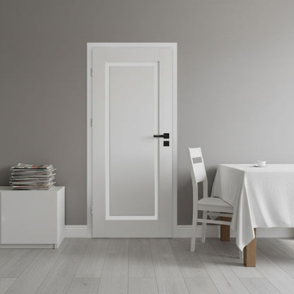 Indvendig dør Fresno 70 Venstre Hvid 2035x744x40 mm