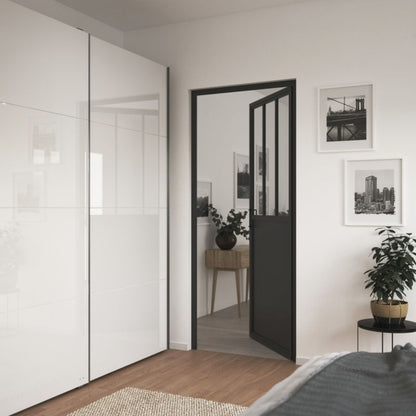 Indvendig dør Industrial 80 cm Venstre Sort