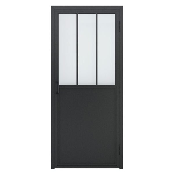 Indvendig dør Industrial 80 cm Venstre Sort