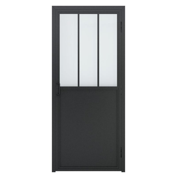 Indvendig dør Industrial 80 cm Venstre Sort