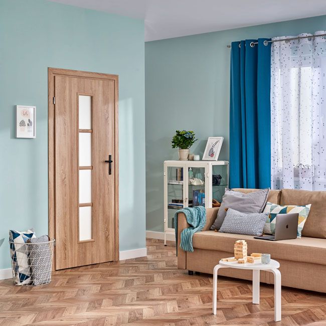 Indvendig dør Olga 80 cm Venstre Egetræ Sonoma