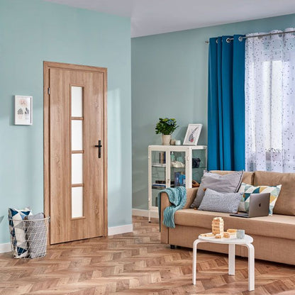 Indvendig dør Olga 80 cm Venstre Egetræ Sonoma