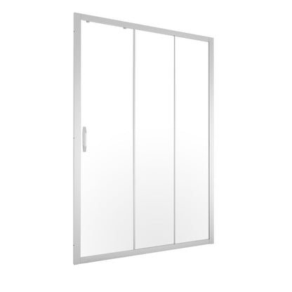 Skydedør til bruseniche Justerbar 105-140 cm Krom | FLEXI DRZWI CHROM