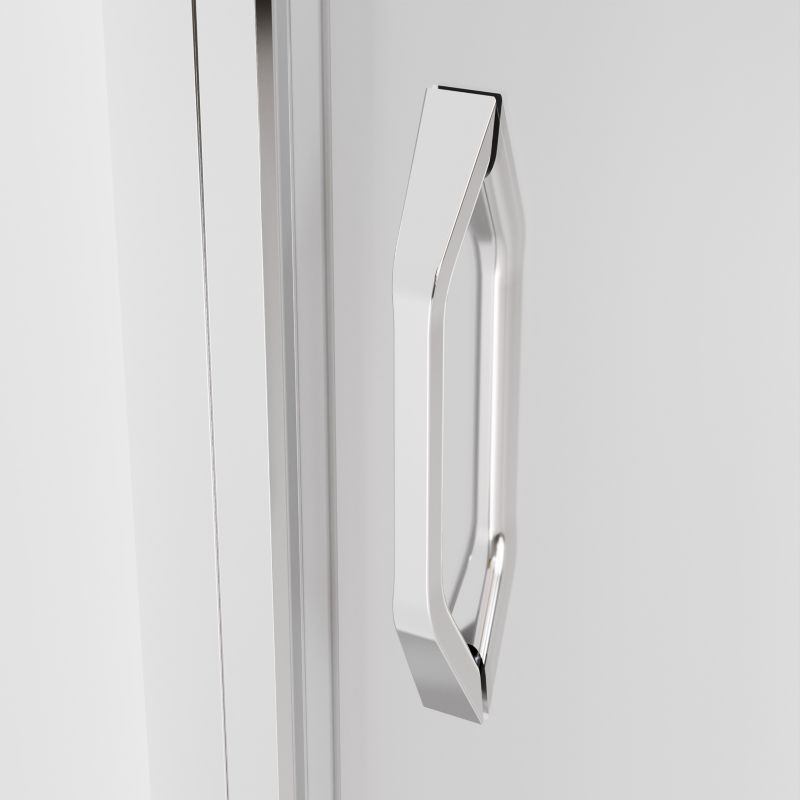 Skydedør til bruseniche Justerbar 105-140 cm Krom | FLEXI DRZWI CHROM