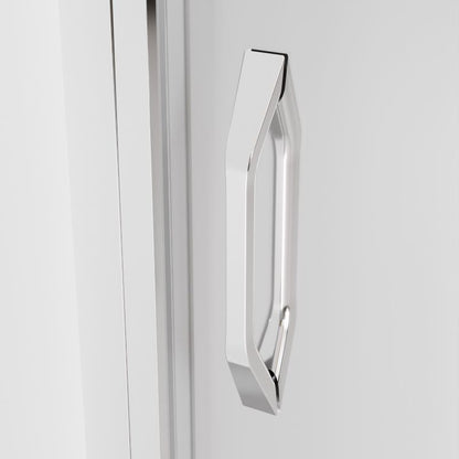 Skydedør til bruseniche Justerbar 105-140 cm Krom | FLEXI DRZWI CHROM