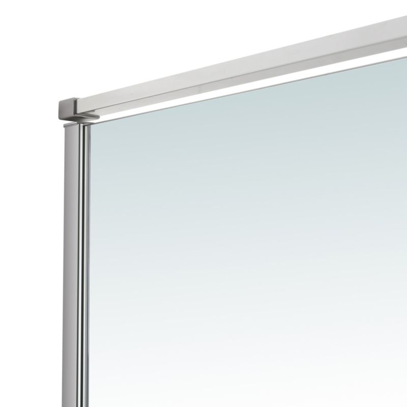 Skydedør til bruseniche Ezili 120 cm Krom/Transparent | 5059340077673