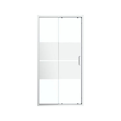 Skydedør til bruseniche Ledava 120x200 cm Krom/Spejlglas