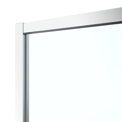 Skydedør til bruseniche Ledava 120x200 cm Krom/Spejlglas