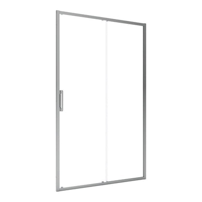 Brusekabine Maza 120 cm Krom Gennemsigtigt Glas