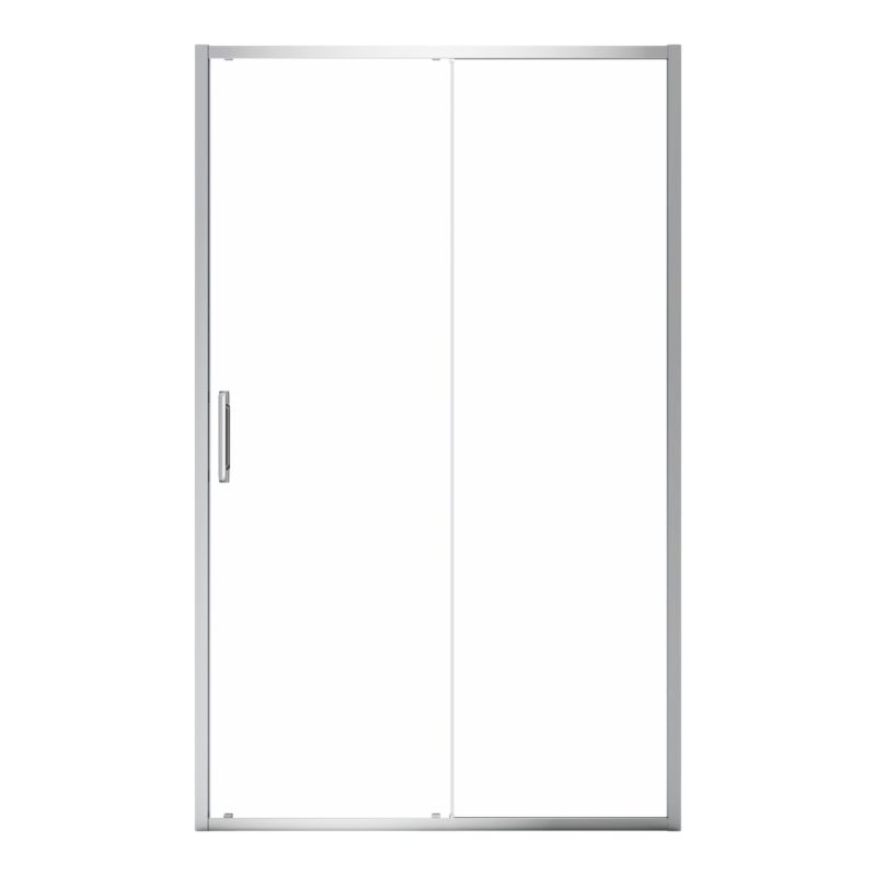 Brusekabine Maza 120 cm Krom Gennemsigtigt Glas
