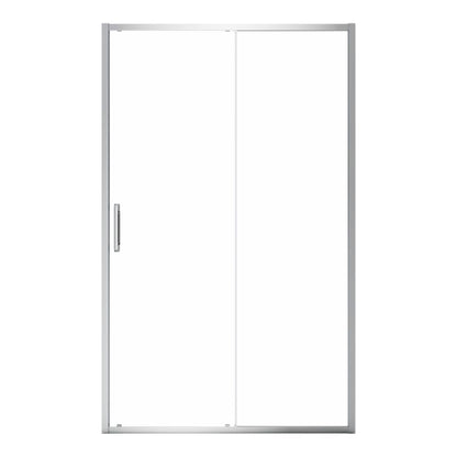 Brusekabine Maza 120 cm Krom Gennemsigtigt Glas