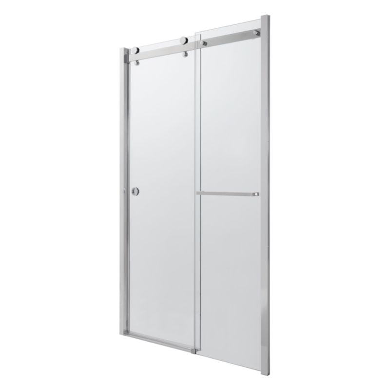 GoodHome Naya skydedør til brusekabine 120 x 195 cm transparent glas