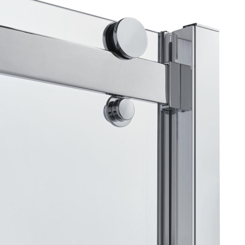GoodHome Naya skydedør til brusekabine 120 x 195 cm transparent glas