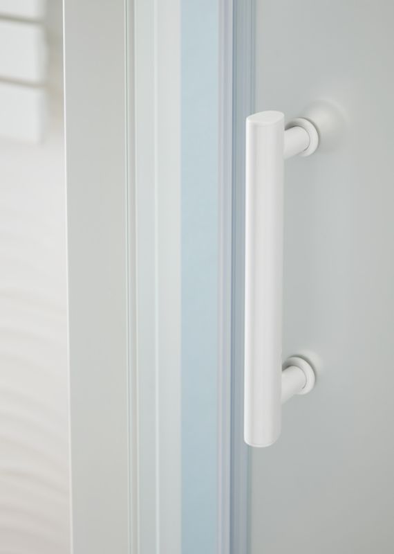 Skydebrusevægge Onega 120 cm hvid/mønster