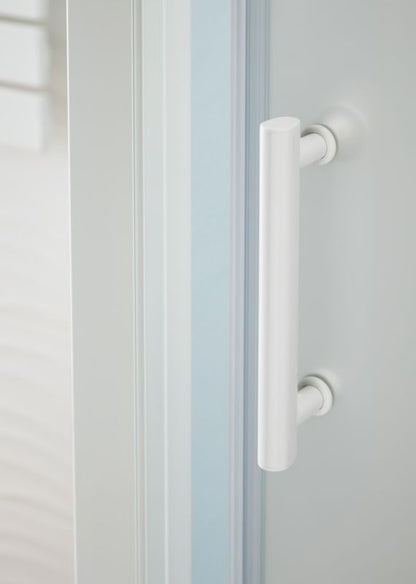 Skydebrusevægge Onega 120 cm hvid/mønster