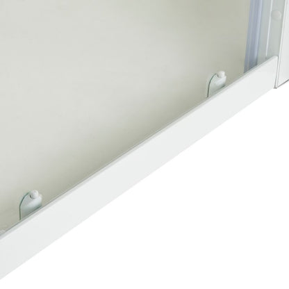 Skydebrusevægge Onega 120 cm hvid/mønster