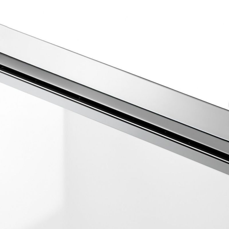 Brusedør Rea Primo Slide 140 cm Krom