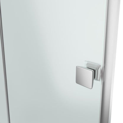 Foldbare brusedøre GoodHome Beloya 80 cm krom/gennemsigtig