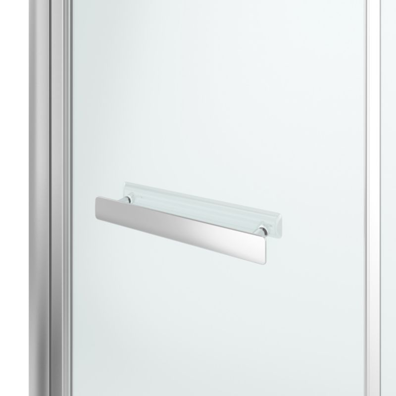 Foldbare brusedøre GoodHome Beloya 80 cm krom/gennemsigtig